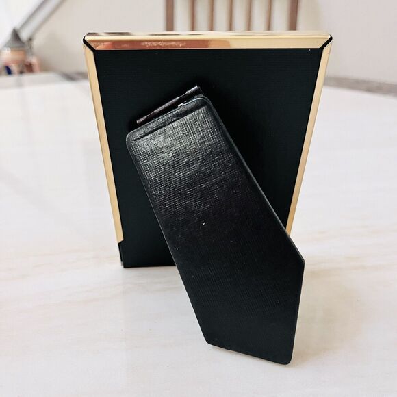 Vintage The Castriota Collection Picture Frame Golf Clubs Gold Tone Metal 3.5x5” - Picture 4 of 7